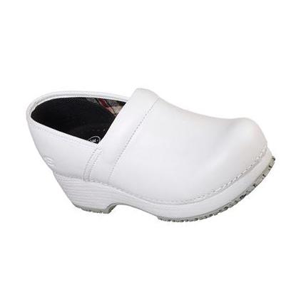 Zapatos De Trabajo Skechers Clog SR - Candaba Mujer Blancas | 5196B_AR