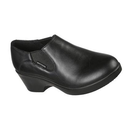 Zapatos De Trabajo Skechers Deoli SR Mujer Negras | ATT18_AR