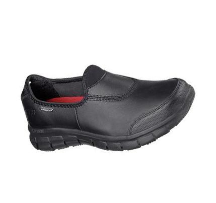 Zapatos De Trabajo Skechers Relaxed Fit - Sure Pista Mujer Negras | 50T10_AR