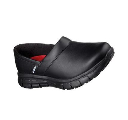 Zapatos De Trabajo Skechers Relaxed Fit: Sure Pista - Bernal SR Mujer Negras | 52A6R_AR