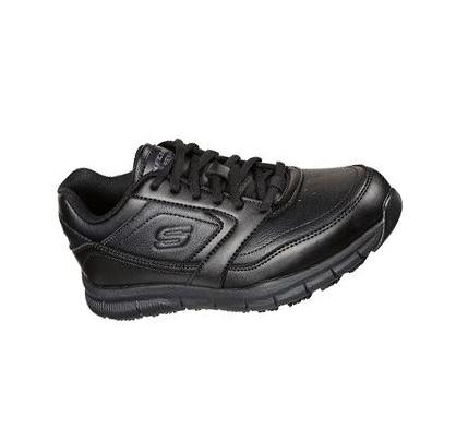 Zapatos De Trabajo Skechers Relaxed Fit: Nampa - Wyola SR Mujer Negras | A2T1A_AR