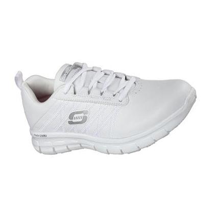 Zapatos De Trabajo Skechers Relaxed Fit: Sure Pista - Erath SR Mujer Blancas | A5T1G_AR