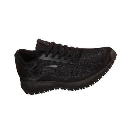 Zapatos De Trabajo Skechers Relaxed Fit: Squad SR - Glistle Mujer Negras | A9T10_AR