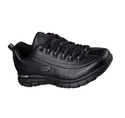 Zapatos De Trabajo Skechers Relaxed Fit: Sure Pista - Trickel Mujer Negras | ATA6L_AR