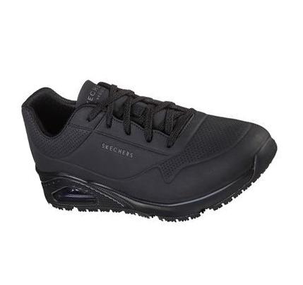 Zapatos De Trabajo Skechers Relaxed Fit: Uno SR - Sutal Hombre Negras | TA86A_AR