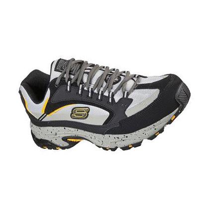 Zapatos De Trabajo Skechers Stamina ST Hombre Negras Gris | 5511Q_AR