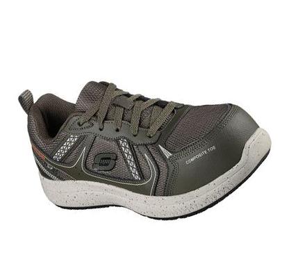 Zapatos De Trabajo Skechers Summits SR - Jaily Mujer Verde Oscuro | 61213_AR