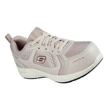 Zapatos De Trabajo Skechers Summits SR - Jaily Mujer Gris Marrones | 61A6S_AR