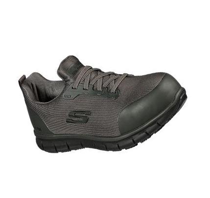 Zapatos De Trabajo Skechers Sure Pista - Irmo Alloy Puntera Mujer Gris | 62A6L_AR