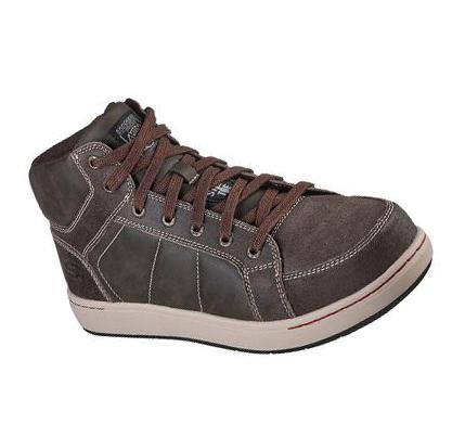 Zapatos De Trabajo Skechers Watab - Stirling ST Hombre Chocolate | A611X_AR