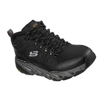 Zapatos Oxford Skechers Glide-Step Trail - Woodward Hombre Negras Gris | 33938_AR