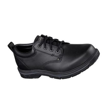 Zapatos Oxford Skechers Relaxed Fit: Segment - Rilar Hombre Negras | I211B_AR