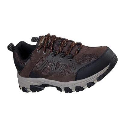 Zapatos Oxford Skechers Relaxed Fit: Selmen - Enago Hombre Chocolate | A136W_AR