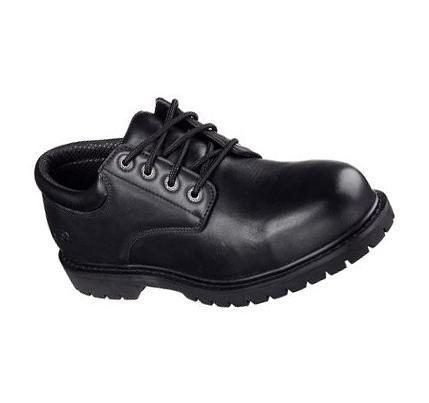 Zapatos Oxford Skechers Trabajo Relaxed Fit: Cottonwood - Elks SR Hombre Negras | A386R_AR