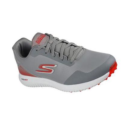 Zapatos de Golf Skechers Arch Fit GO GOLF Max 2 Mujer Gris Rojas | 38530_AR