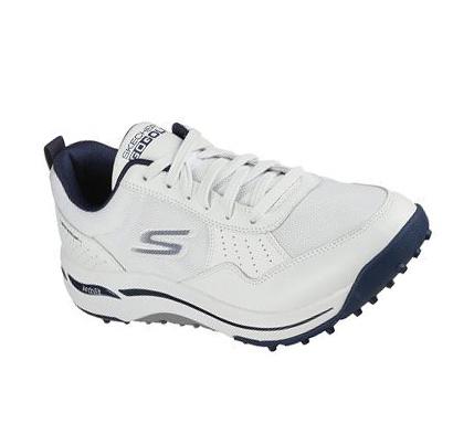 Zapatos de Golf Skechers GO GOLF Arch Fit - Line Up Mujer Blancas Azul Marino | 39T6A_AR