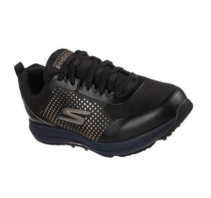 Zapatos de Golf Skechers GO GOLF Elite 5 Deporte Mujer Negras Doradas | 3526C_AR