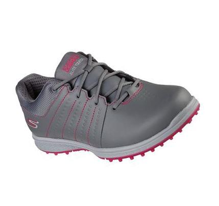 Zapatos de Golf Skechers GO GOLF Elite Tour SL Mujer Gris Rosas | 3A03D_AR