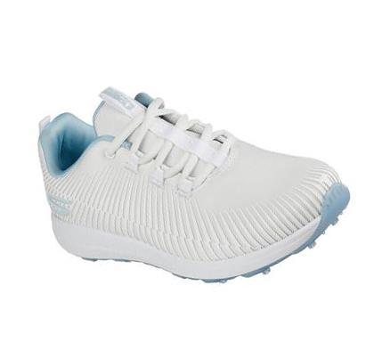 Zapatos de Golf Skechers GO GOLF Max - Swing Mujer Blancas Azules | 336T8_AR