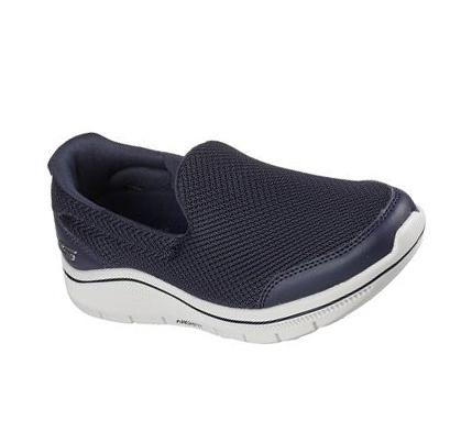 Zapatos de Golf Skechers Relaxed Fit: GO GOLF Arch Fit Walk Mujer Azul Marino Blancas | 3A6TX_AR